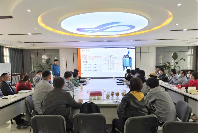 宁夏工厂开展关于天博体育在线登录官网入口产品及其应用领域的培训
